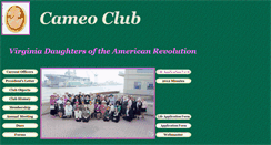 Desktop Screenshot of cameoclub.vadar.org