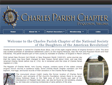 Tablet Screenshot of charlesparish.vadar.org
